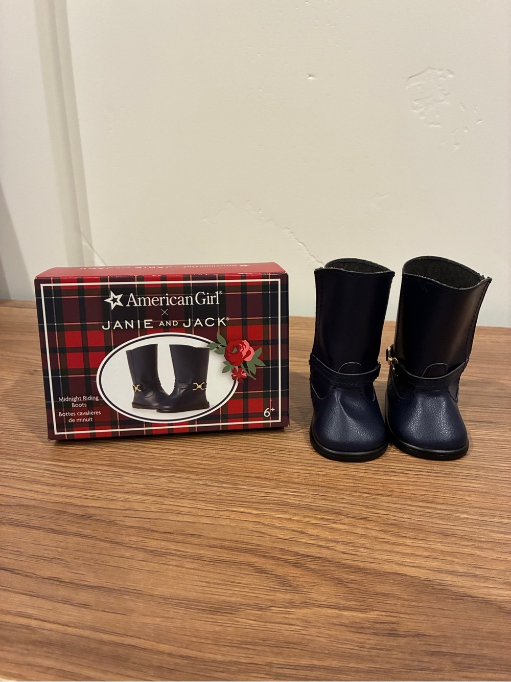 American Girl x Janie and Jack Midnight Riding Boots for 18 Inch Dolls